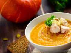Суп-пюре з гарбуза із вершками: рецепти приготування на будь-який смак Рецепт супу пюре з гарбуза із вершками