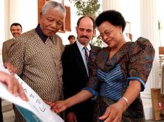 Нельсон Мандела – чёрный голубь Мира с окровавленным клювом