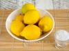 Moroccan salted lemons - preparation technology